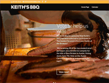 Tablet Screenshot of keithsbbq.com